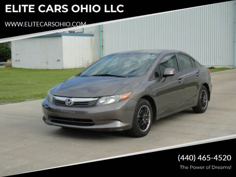 2012 Honda Civic for sale at ELITE CARS OHIO LLC in Solon OH