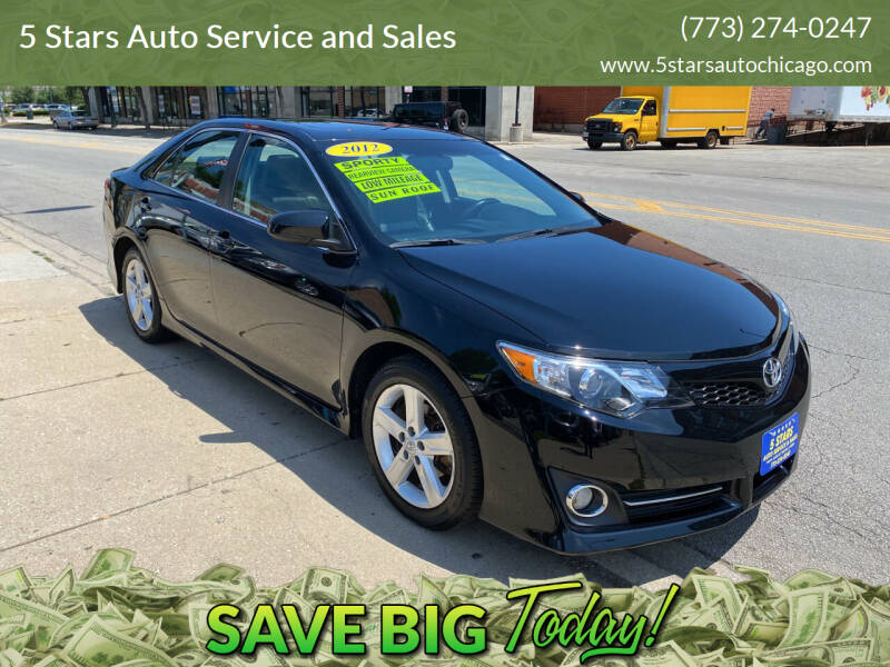 2012 Toyota Camry for sale at 5 Stars Auto Service and Sales in Chicago IL