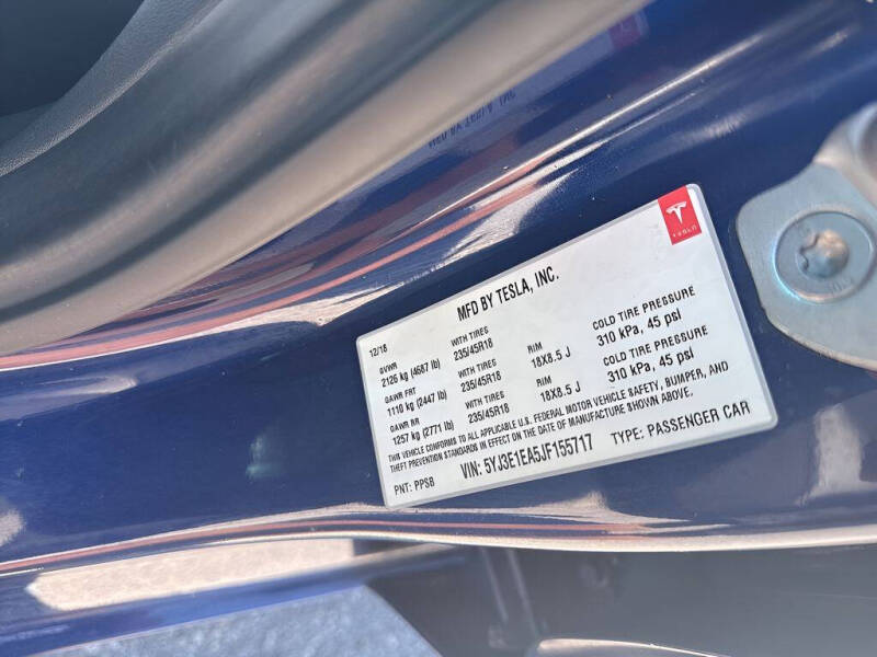 2018 Tesla Model 3 Mid Range