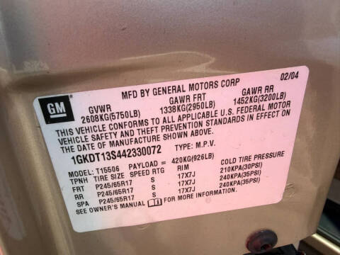2004 GMC Envoy
