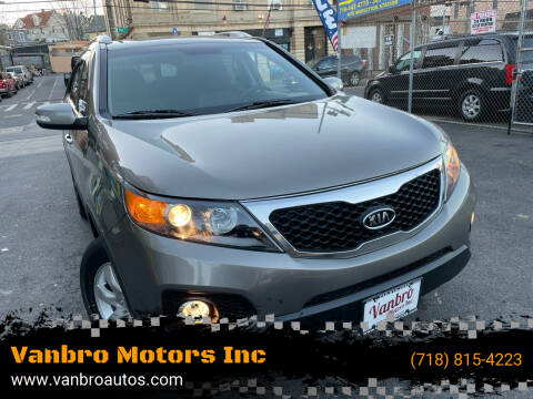 2012 Kia Sorento for sale at Vanbro Motors Inc in Staten Island NY