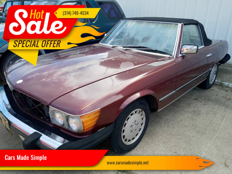 1985 Mercedes-Benz 380-Class for sale at Cars Made Simple in Union MO