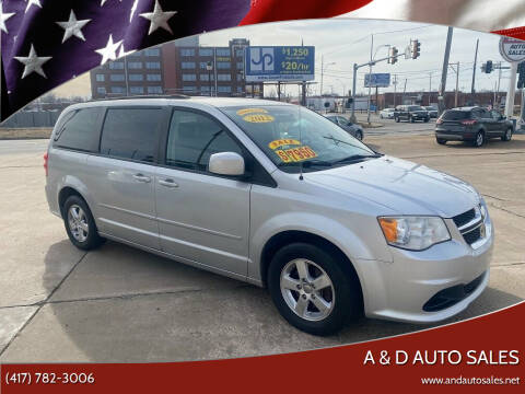 2012 Dodge Grand Caravan for sale at A & D Auto Sales in Joplin MO