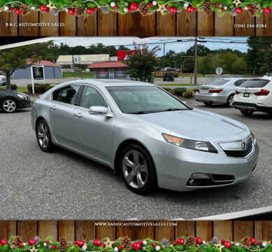 2012 Acura TL for sale at B & C AUTOMOTIVE SALES in Lincolnton NC