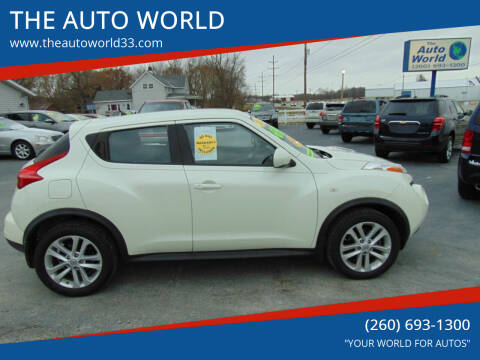 2011 Nissan JUKE for sale at THE AUTO WORLD in Churubusco IN