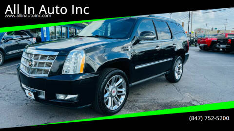 2013 Cadillac Escalade for sale at All In Auto Inc in Palatine IL