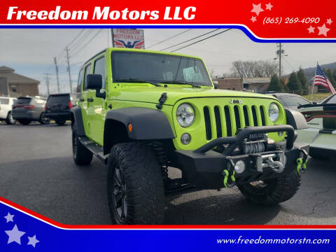 2017 Jeep Wrangler Unlimited for sale at Freedom Motors LLC in Clinton TN