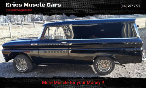 1965 Chevrolet Ck10 Panel Wagon for sale at Eric's Muscle Cars in Clarksburg MD