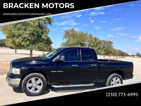 2004 Dodge Ram 1500 for sale at BRACKEN MOTORS in San Antonio TX