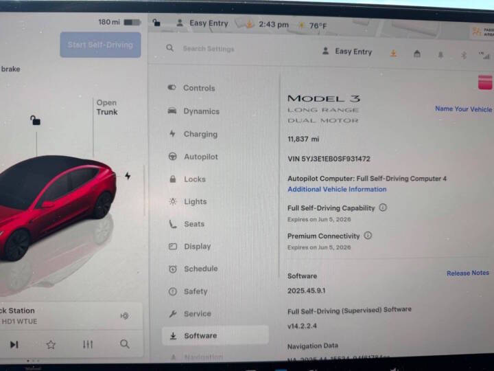 2025 Tesla Model 3 Long Range