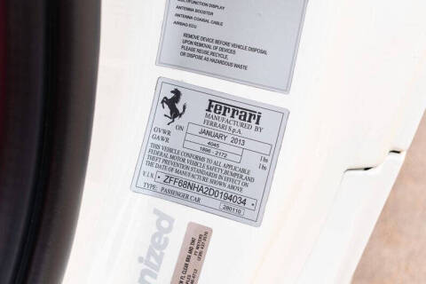 2013 Ferrari 458 Spider