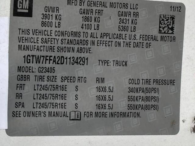 2013 GMC Savana 2500