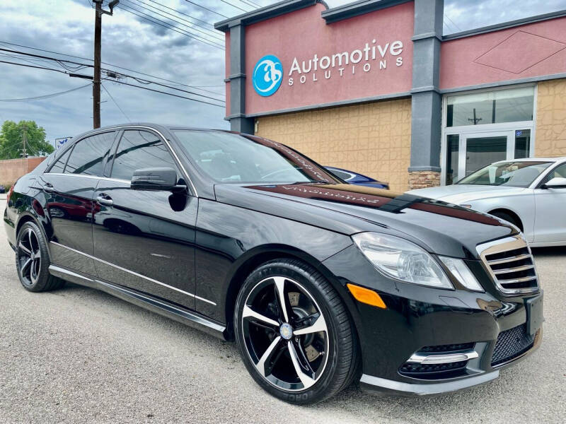 2013 Mercedes-Benz E-Class for sale at Automotive Solutions in Louisville KY
