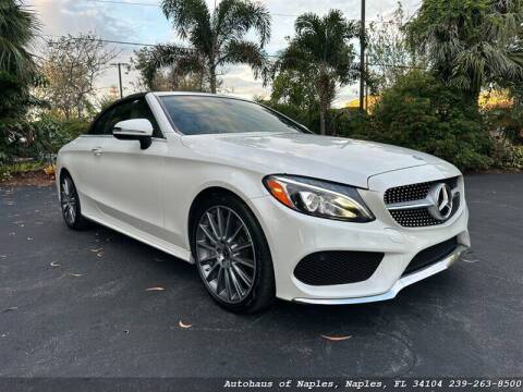2018 Mercedes-Benz C-Class for sale at Autohaus of Naples in Naples FL