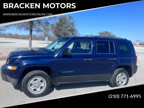 2014 Jeep Patriot for sale at BRACKEN MOTORS in San Antonio TX