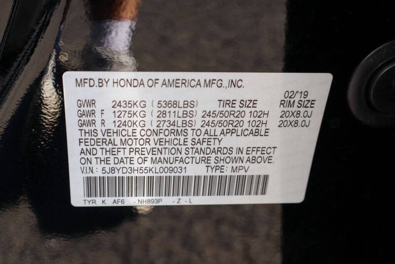 2019 Acura MDX w/Tech