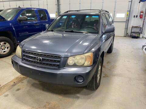 2003 Toyota Highlander for sale at RDJ Auto Sales in Kerkhoven MN