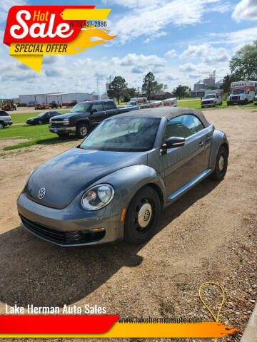 2014 Volkswagen Beetle Convertible for sale at Lake Herman Auto Sales in Madison SD