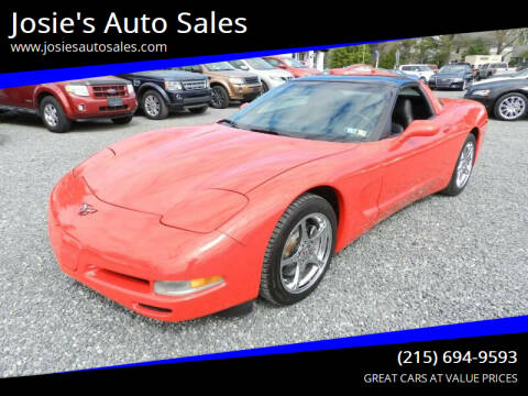 2002 Chevrolet Corvette for sale at Josie's Auto Sales in Gilbertsville PA