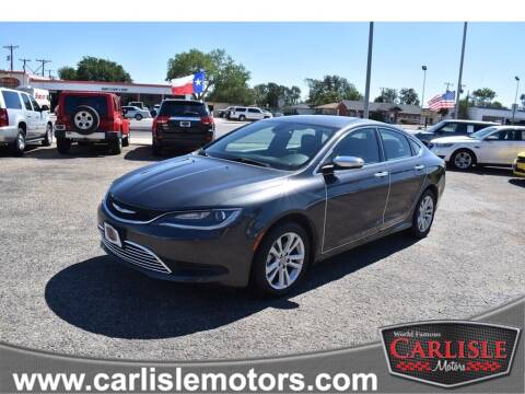2017 Chrysler 200 for sale at Carlisle Motors in Lubbock TX