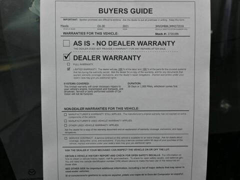 2021 Mazda CX-30 Select