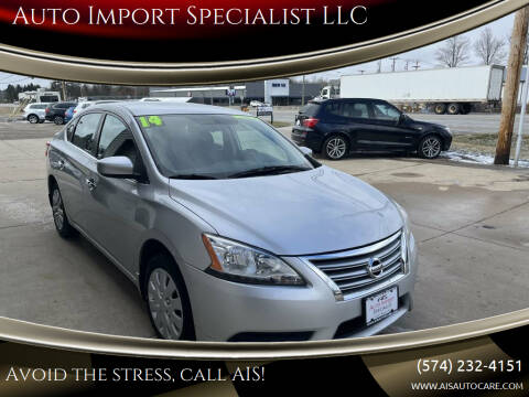 2014 Nissan Sentra for sale at Auto Import Specialist LLC in South Bend IN
