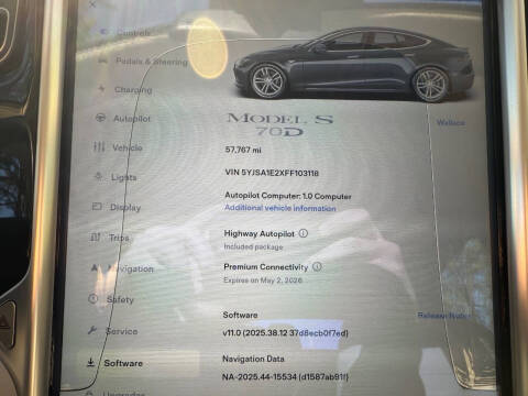 2015 Tesla Model S 70D