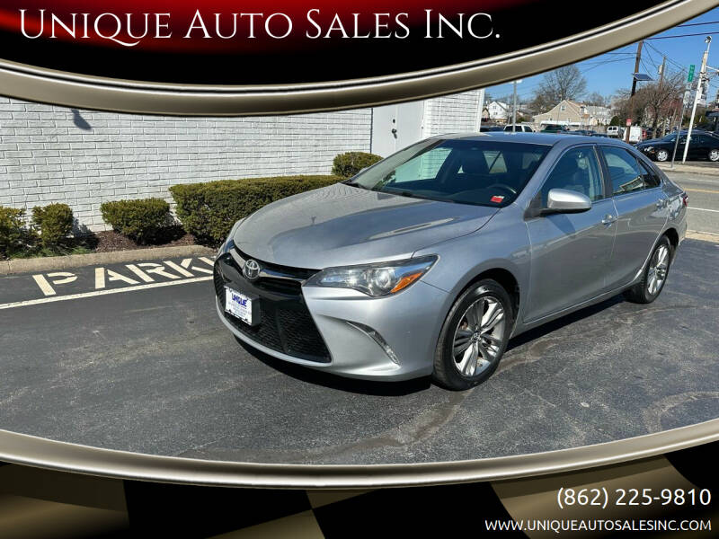 2017 Toyota Camry for sale at Unique Auto Sales Inc. in Clifton NJ