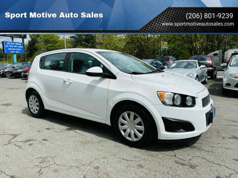 2014 Chevrolet Sonic for sale at Sport Motive Auto Sales in Seattle WA