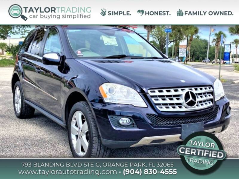 2010 Mercedes-Benz M-Class for sale at Taylor Trading in Orange Park FL