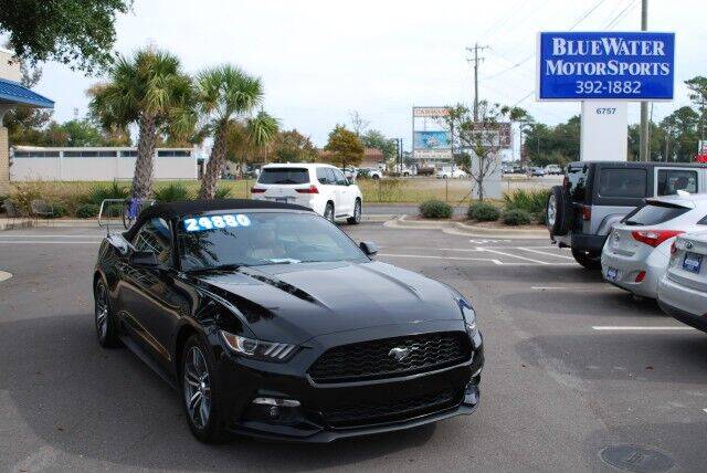 2015 Ford Mustang for sale at BlueWater MotorSports in Wilmington NC
