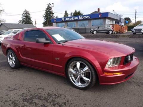 2007 Ford Mustang for sale at All American Motors in Tacoma WA