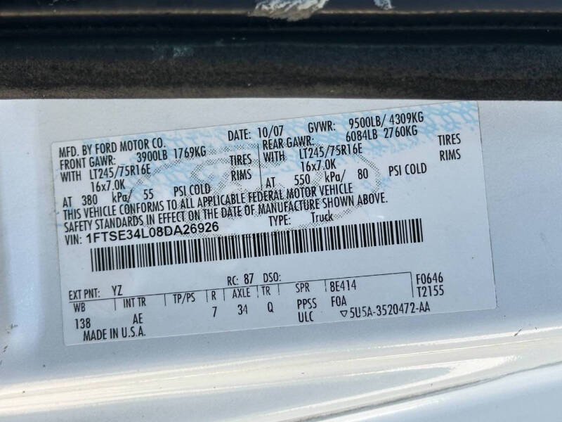 2008 Ford E-Series E-350 SD