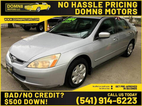 2004 Honda Accord for sale at Deals on Wheels of the Northwest LLC in Springfield OR