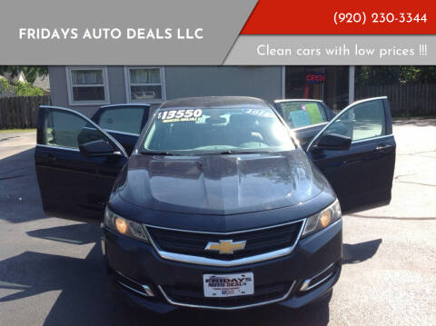 2014 Chevrolet Impala for sale at Fridays Auto Deals LLC in Oshkosh WI