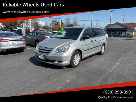 2007 Honda Odyssey for sale at Reliable Wheels Used Cars in West Chicago IL