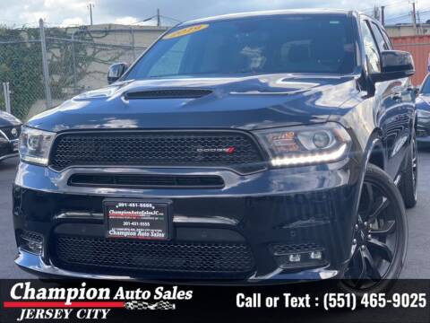 2019 Dodge Durango for sale at CHAMPION AUTO SALES OF JERSEY CITY in Jersey City NJ