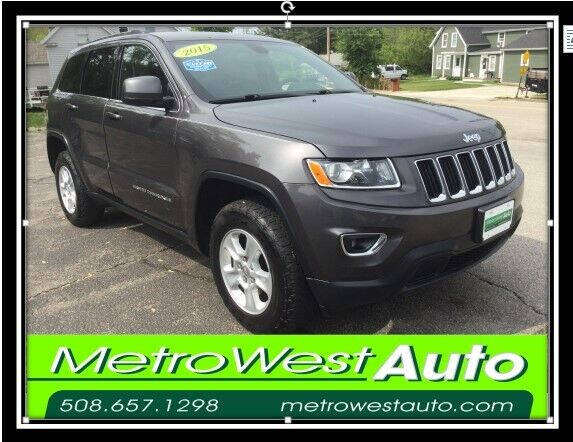 2015 Jeep Grand Cherokee for sale at Metro West Auto in Bellingham MA