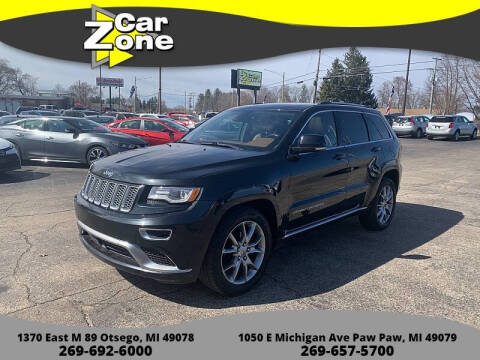 2015 Jeep Grand Cherokee for sale at Car Zone in Otsego MI