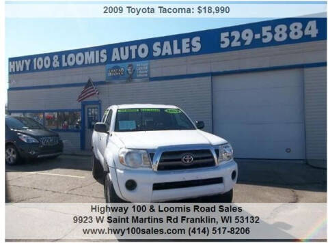 2009 Toyota Tacoma for sale at Highway 100 & Loomis Road Sales in Franklin WI