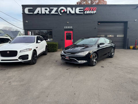 2015 Chrysler 200 for sale at CarZone Auto Group in Warren MI