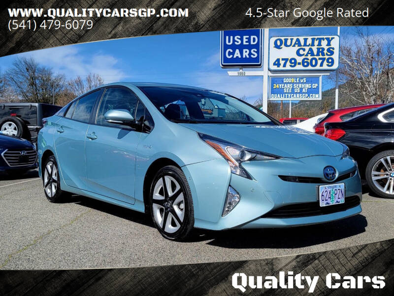 2018 Toyota Prius for sale at Quality Cars in Grants Pass OR