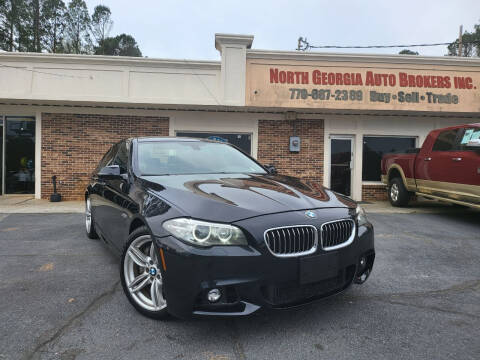 2014 BMW 5 Series for sale at North Georgia Auto Brokers in Snellville GA