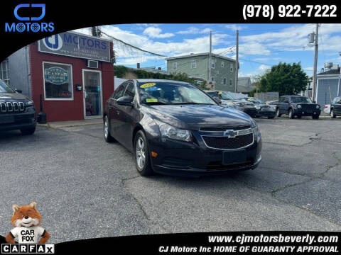 2014 Chevrolet Cruze for sale at CJ Motors Inc. in Beverly MA