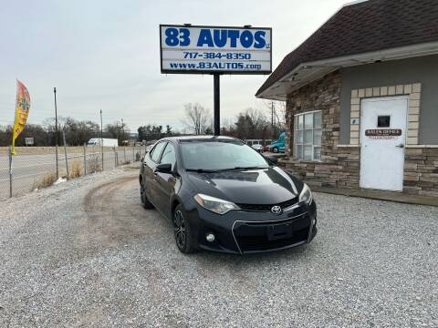 2014 Toyota Corolla for sale at 83 Autos in York PA