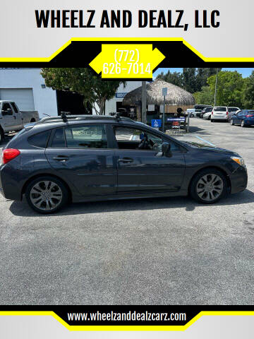 2012 Subaru Impreza for sale at WHEELZ AND DEALZ, LLC in Fort Pierce FL