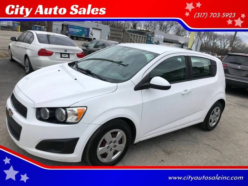 2016 Chevrolet Sonic for sale at City Auto Sales in Indianapolis IN