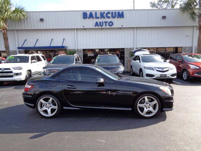 2013 Mercedes-Benz SLK for sale at BALKCUM AUTO INC in Wilmington NC