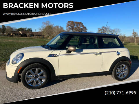 2013 MINI Hardtop for sale at BRACKEN MOTORS in San Antonio TX