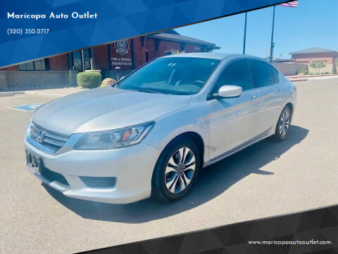 2013 Honda Accord for sale at Maricopa Auto Outlet in Maricopa AZ